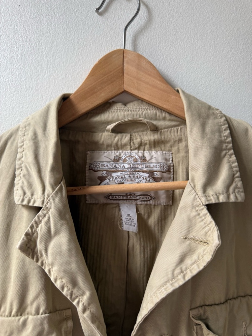 Vintage Banana Republic Safari & Travel Jacket, Men’s XL - Picture 2 of 9